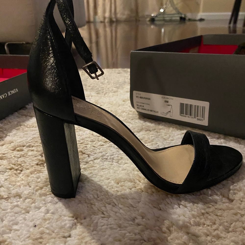 Vince Camuto Mairana block heel strap or sandal - size 6 - Picture 3 of 10